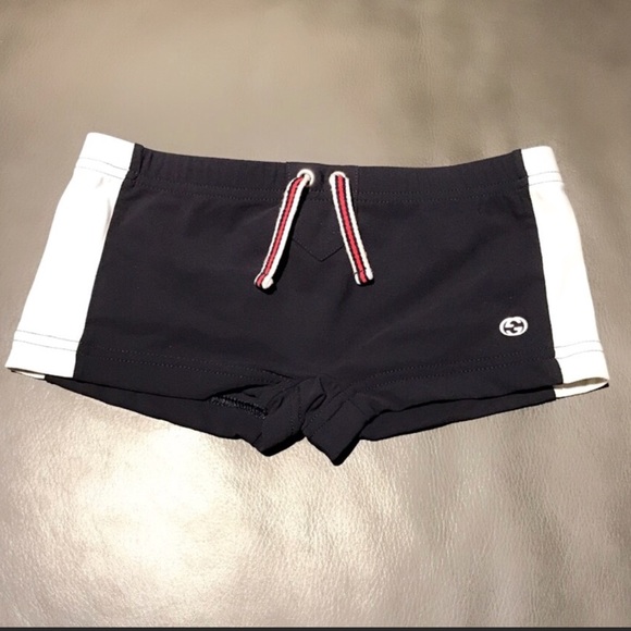baby gucci swim trunks